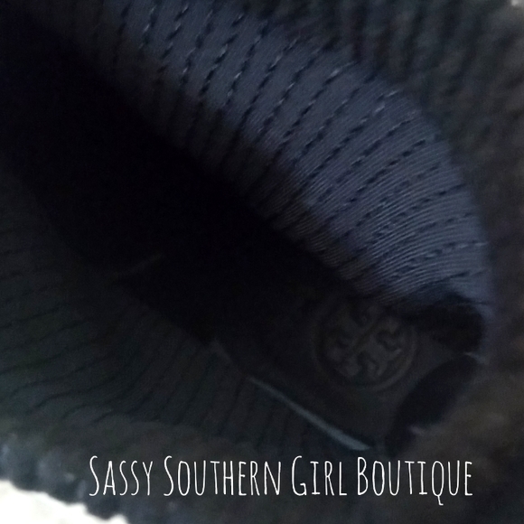 🆕⭐TORY BURCH black patent leather and cord ankle boots - Picture 14 of 16